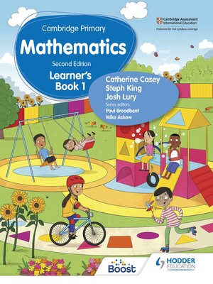 cover image of Cambridge Primary Mathematics Learner's Book 1